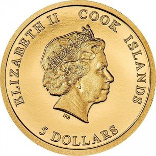 Cook Islands Gold 5 Dollars 