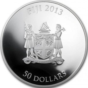 Fijian Silver 50 Dollars 