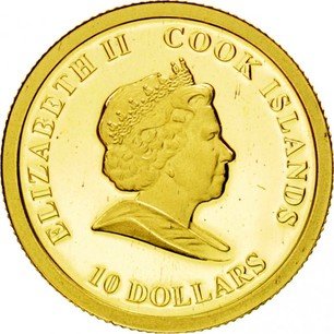 Cook Islands Gold 10 Dollars 