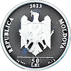 Moldovan Silver 50 Lei Anniversary Of The National Currency 2023   50 Lei Anniversary Of The National Currency 2023 Proof Moldova O 115158 