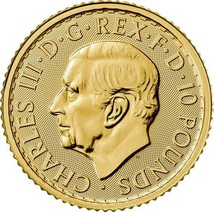 Great Britain 1/10 Oz Gold 10 Pounds 