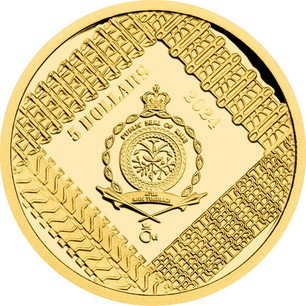 Niuean 1/10 Oz Gold 5 Dollars 