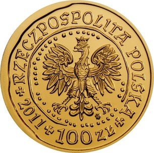 Polish 1/4 Oz Gold 100 Zlotych 