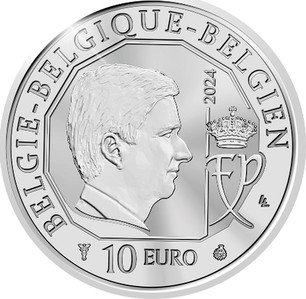 Belgian Silver 10 Euro 