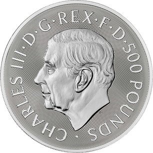 Great Britain 1 Kilo Silver 500 Pounds "St George & The Dragon" 2024