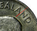 Илюстрация отличий монеты Silver One Florin "George VI" 1937 - 1946 KM# 10.1