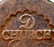 Ilustración de las diferencia de la moneda Penny Albany Church 1700 - 1799 KM# Tn54.2