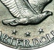 Илюстрация отличий монеты Silver Quarter "Standing Liberty" 1917 - 1930 KM# 145