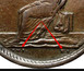 Илюстрация отличий монеты Copper Washington Pieces 1783 KM# Tn38.2