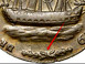 Илюстрация отличий монеты Rhode Island Ship Token Rhode Island Ship Tokens 1779 KM# Tn28a