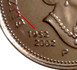 Ilustración de las diferencia de la moneda 5 Cents "Golden Jubilee" 2002 KM# 446