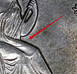 Ilustración de las diferencia de la moneda Silver Quar. Dol. "Seated Liberty" 1838 - 1840 KM# 64.1