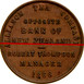 Илюстрация отличий монеты Торговые жетоны 1 пенни 1866 KM # Tn1.1