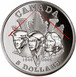 Ilustración de las diferencia de la moneda 5 Dolares de Plata "Victoria" 2005 KM# 556.1