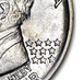 Илюстрация отличий монеты Серебряный полдоллара "Столетие Алабамы" 1921 KM # 148.2