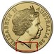 Ilustración de las diferencia de la moneda 1 Dólar "Año del Gallo Lunar" 2017