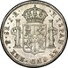 Ilustración de las diferencia de la moneda Cinco Chelines de Plata "Holey Dollar" 1813 KM# 2.1