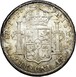 Ilustración de las diferencia de la moneda Cinco Chelines de Plata "Holey Dollar" 1813 KM# 2.3