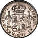 Ilustración de las diferencia de la moneda Silver Five Shillings "Holey Dollar" 1813 KM# 2.10