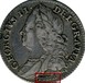 Ilustración de las diferencia de la moneda 6 Peniques de Plata "Jorge II LIMA" 1745 - 1746 KM# 582.3