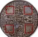 Ilustración de las diferencia de la moneda Silver 6 Pence "George II" 1728 KM# 564.1