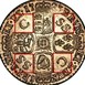 Илюстрация отличий монеты Серебро 6 пенсов "Георг I" 1723 KM # 553.2