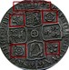 Ilustración de las diferencia de la moneda 6 Peniques de Plata "Jorge I" 1726 KM# 553.3