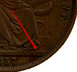 Илюстрация отличий монеты 1 Penny "Victoria Professor Holloway" 1857 - 1858 KM# Tn278.1