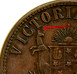 Ilustración de las diferencia de la moneda 1 Penny Private Token emite 1862 KM# Tn184.1