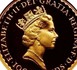 Illustration of the specifics of the Gold 100 Pounds "Britannia" 1990 - 1996 KM# 953a