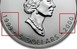 Илюстрация отличий монеты 1 унция серебра 5 долларов "Кленовый лист" 1999 - 2000 KM # 363