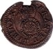 Ilustración de las diferencia de la moneda Rose Farthing "Charles I" 1635 - 1644 KM# 175