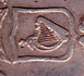 Ilustración de las diferencia de la moneda Corona de Plata "Guillermo III" 1696 KM# 494.1
