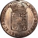 Ilustración de las diferencia de la moneda 1/2 Corona de Plata "William & Mary" 1689 - 1690 KM# 472.2