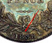 Ilustración de las diferencia de la moneda Silver Six Pence "Victoria" 1838 - 1866 KM# 733.1