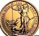 Илюстрация отличий монеты 1 унция золота 100 фунтов стерлингов «Британия» 2014–2015 гг.