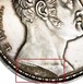 Ilustración de las diferencia de la moneda Silver 1-1/2 Roubles - 10 Zlotych "Imperial Family" 1836 C# 172.3