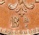 Илюстрация отличий монеты 8 Мараведис "Изабелла II" 1852 - 1858 КМ № 531.1