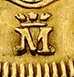 Ilustración de las diferencia de la moneda 2 Escudos de Oro "Fernando VI" 1749 KM# 376.1