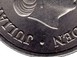 Илюстрация отличий монеты 25 центов "Юлиана" 1950 - 1980 КМ № 183