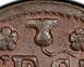 Ilustración de las diferencia de la moneda Duit "Nabo West Friesland" 1716 - 1739 KM# A100