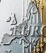 Illustration of the specifics of the Euro "Vitruvian Man" 2002 - 2007 KM# 216