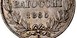 Ilustración de las diferencia de la moneda Plata 20 Baiocchi "Pío IX" 1865 - 1866 KM# 1360a