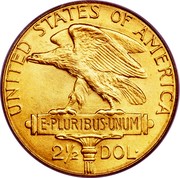 USA 2 ½ Dol Panama-Pacific Exposition 1915 S KM# 137 UNITED STATES OF AMERICA E∙PLURIBUS∙UNUM 2 ½ DOL ∙ coin reverse USA 2 ½ Dol Panama-Pacific Exposition 1915 S KM# 137 UNITED STATES OF AMERICA E∙PLURIBUS∙UNUM 2 ½ DOL ∙ coin reverse
