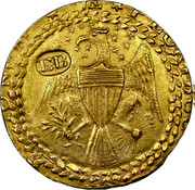 USA Brasher Doubloon 1787 KM# Tn51.1 * E UNUM * PLURIBUS EB coin obverse USA Brasher Doubloon 1787 KM# Tn51.1 * E UNUM * PLURIBUS EB coin obverse