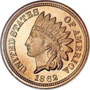 USA Cent Indian Head 1862 KM# 90 UNITED STATES OF AMERICA LIBERTY coin obverse USA Cent Indian Head 1862 KM# 90 UNITED STATES OF AMERICA LIBERTY coin obverse
