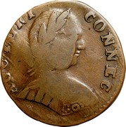 USA Connec Mailed Bust 1788 KM# 21 * AUCTORI. CONNEC coin obverse USA Connec Mailed Bust 1788 KM# 21 * AUCTORI. CONNEC coin obverse