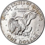 USA Dollar Eisenhower 1978 KM# A203 UNITED STATES OF AMERICA ONE DOLLAR E PLURIBUS UNUM coin reverse USA Dollar Eisenhower 1978 KM# A203 UNITED STATES OF AMERICA ONE DOLLAR E PLURIBUS UNUM coin reverse