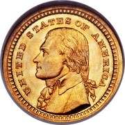 USA Dollar Louisiana Purchase Exposition - Jefferson 1903 KM# 119 UNITED STATES OF AMERICA coin obverse USA Dollar Louisiana Purchase Exposition - Jefferson 1903 KM# 119 UNITED STATES OF AMERICA coin obverse