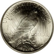 USA Dollar Peace 1924 KM# 150 UNITED ∙ STATES ∙ OF ∙ AMERICA ONE DOLLAR E PLURIBUS UNUM PEACE coin reverse USA Dollar Peace 1924 KM# 150 UNITED ∙ STATES ∙ OF ∙ AMERICA ONE DOLLAR E PLURIBUS UNUM PEACE coin reverse